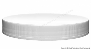 120MM Polypropylene Smooth Top Ribbed Side Cap